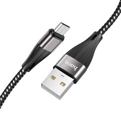 Hoco mikro-USB andmelaadimiskaabel 2,4A 1m must, X57 цена и информация | Кабели для телефонов | kaup24.ee