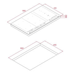 Индукционная панель Teka IZS65600 60 cм цена и информация | Варочные поверхности | kaup24.ee