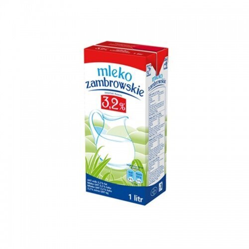 Piim Zambrowskie 3,2%, 1 l x 12 tk. hind ja info | Piimatooted | kaup24.ee