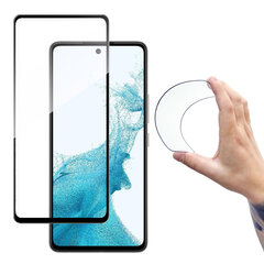 Wozinsky Full Cover Flexi Nano Glass Film Tempered Glass With Frame For Samsung Galaxy A53 5G Transparent цена и информация | Защитные пленки для телефонов | kaup24.ee