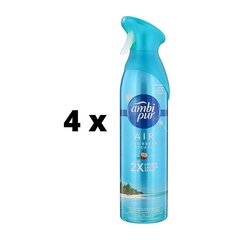 Õhuvärskendaja Ambi Pur Premium Caribbean escape, 300 ml x 4 tk hind ja info | Õhuvärskendajad | kaup24.ee