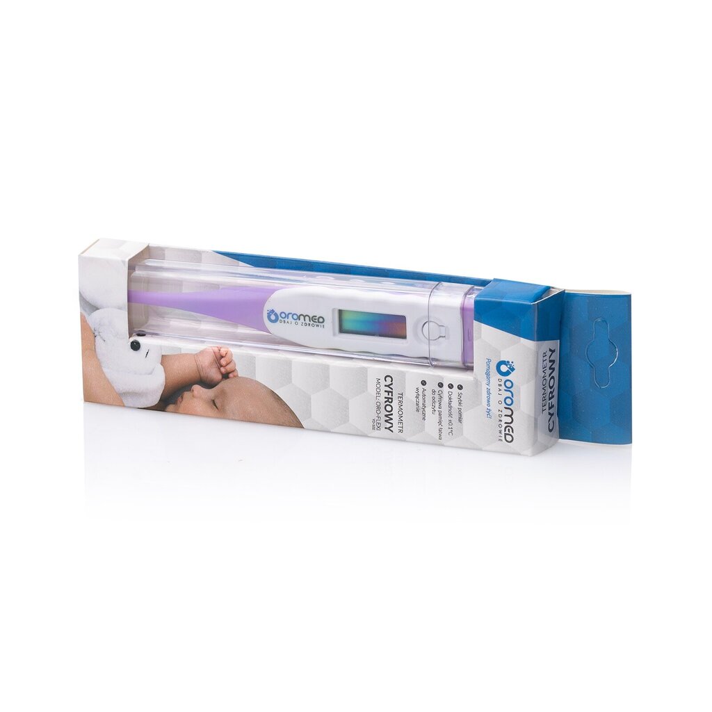 Oromed Oro Flexi Contact thermometer Violet Oral, Rectal, Underarm hind ja info | Tervishoiutooted | kaup24.ee