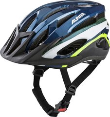 Bike helmet Alpina MTB17 dark blue & neon 58-61 цена и информация | Шлемы | kaup24.ee