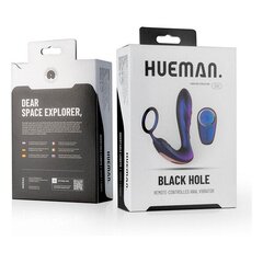 Hueman - musta augu anaalvibraator koos kockringriga hind ja info | Anaallelud | kaup24.ee