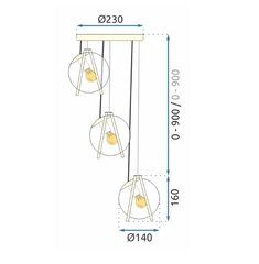 Rippvalgusti APP1090-3 CP valge/kuld hind ja info | Rippvalgustid | kaup24.ee