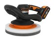WORX WX856 Cordless polisher 254 mm 20V 2Ah Black, Orange hind ja info | Lihvmasinad ja ketaslõikurid | kaup24.ee