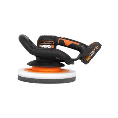 WORX WX856 Cordless polisher 254 mm 20V 2Ah Black, Orange hind ja info | WORX Tööriistad | kaup24.ee