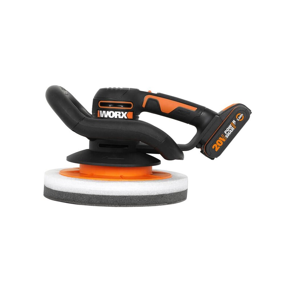 WORX WX856 Cordless polisher 254 mm 20V 2Ah Black, Orange цена и информация | Lihvmasinad ja ketaslõikurid | kaup24.ee