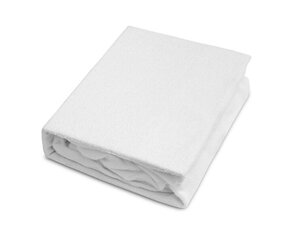Лист с резиной Sensillo, белый 140x70 см цена и информация | Сетки для кроватей | kaup24.ee