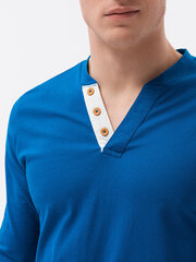 Мужская рубашка с длинным рукавом Омбре L133, синий цена и информация | Meeste T-särgid | kaup24.ee