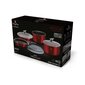 9 piece cookware set BERLINGER HAUS BH/6145l, red hind ja info | Potid ja kiirkeedupotid | kaup24.ee