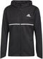 Adidas jope, Own The Run Jacket Black H58592 H58592/M цена и информация | Meeste joped | kaup24.ee