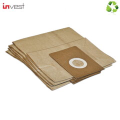 Invest Eco Paper Tolmuimeja Kott Karcher 6.906-101 NT 351 Eco 361 A M TEA (5tk) hind ja info | Tolmuimejate lisatarvikud | kaup24.ee