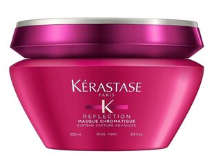 Taastav juuksemask värvitud õhukestele juustele Kerastase Reflection Masque Chromatique 200 ml цена и информация | Маски, масла, сыворотки | kaup24.ee