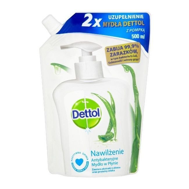 Antibakteriaalne vedelseep Dettol aaloe vera ja E-vitamiiniga, 500 ml цена и информация | Seebid | kaup24.ee