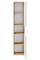 Kõrge seinakapp 25 cm ARUBA WHITE цена и информация | Vannitoakapid | kaup24.ee