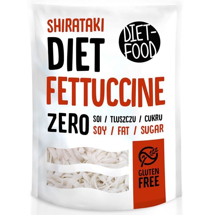 Diet Food Konjac Pasta Shirataki nuudlid, Fettucine (200 g) hind ja info | Makaronid | kaup24.ee