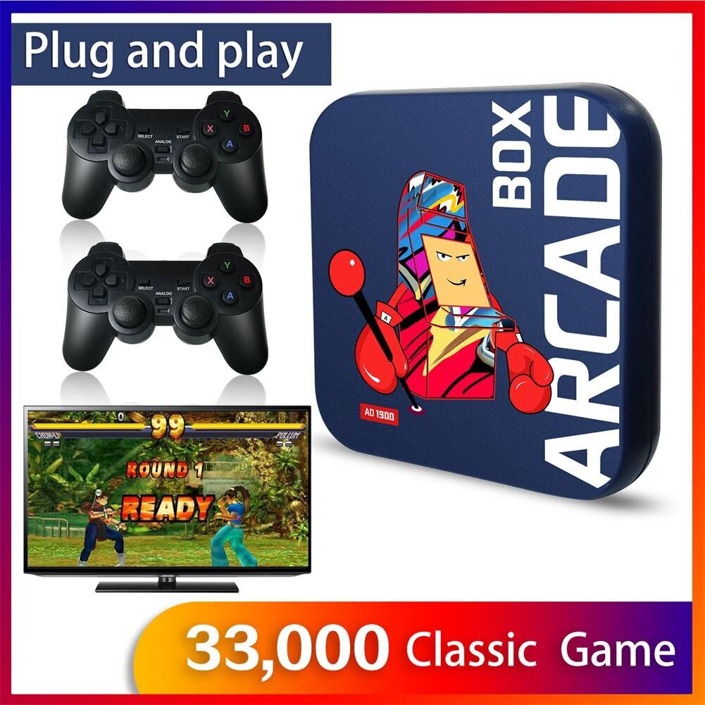 Juhtmeta klassikaline retromängukonsool/konsool Data Frog Arcade Box с 33000+ mängu hind ja info | Mängukonsoolid | kaup24.ee