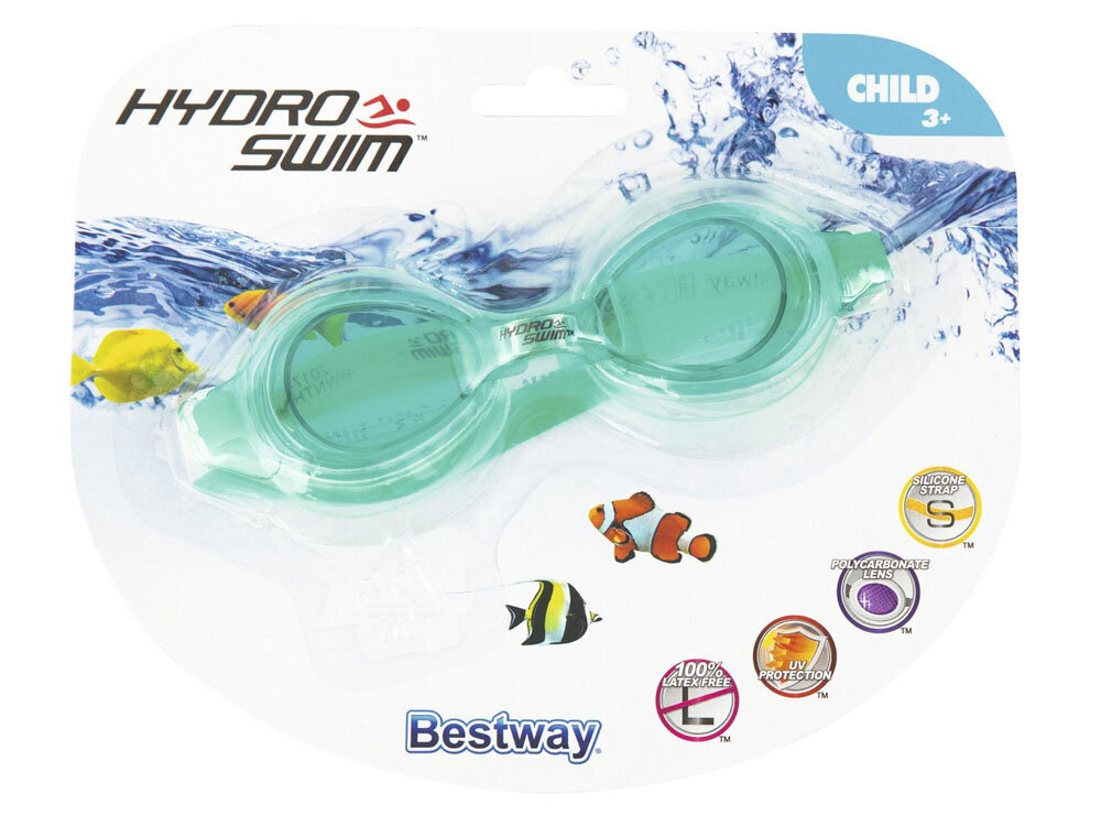 Ujumisprillid Bestway Hydro Swim, rohelised цена и информация | Ujumisprillid | kaup24.ee