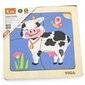 Puidust puzzle Viga, lehm hind ja info | Pusled | kaup24.ee