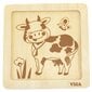 Puidust puzzle Viga, lehm hind ja info | Pusled | kaup24.ee