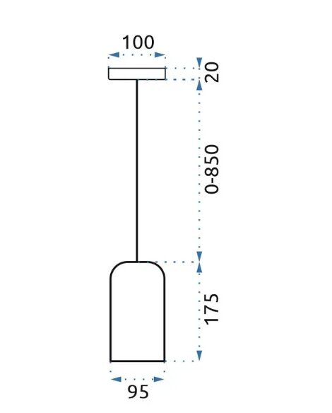 Betoonist rippvalgusti APP996-1CP B valge hind ja info | Rippvalgustid | kaup24.ee