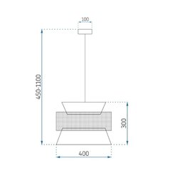 Rippvalgusti APP987-1CP hind ja info | Rippvalgustid | kaup24.ee