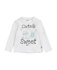 Tüdrukute pikkade varrukatega pluus Gulliver, valge цена и информация | Рубашки для девочек | kaup24.ee