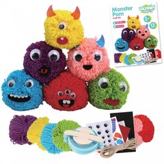 WOOPIE Monster Pom Monster ehituskomplekt hind ja info | Arendavad mänguasjad | kaup24.ee