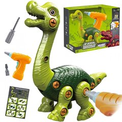 Brachiosaurus dinosaurus koos puuriga ja kruvikeerajaga hind ja info | Poiste mänguasjad | kaup24.ee