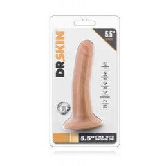 Dr Skin - realistlik dildo iminapaga 5.5 '' - vanilje цена и информация | Вибраторы | kaup24.ee