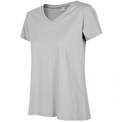Женская футболка 4F H4L22 TSD352 27S, светло-серый цена и информация | 4F Мобильные телефоны, Фото и Видео | kaup24.ee