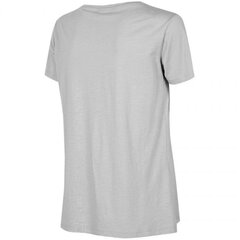 Женская футболка 4F H4L22 TSD352 27S, светло-серый цена и информация | 4F Досуг | kaup24.ee