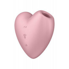 Стимулятор клитора воздушными импульсными волнами и вибрациями SATISFYER CUTIE HEART AIR PULSE цена и информация | Satisfyer Товары для детей и младенцев | kaup24.ee