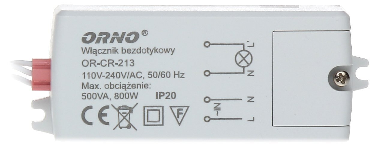 Vabakäelüliti OR-CR-213 AC 230V hind ja info | Valvesüsteemid, kontrollerid | kaup24.ee