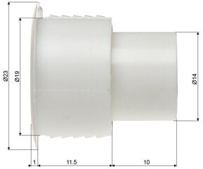 Silindriline magnetühendus KN-06C hind ja info | Valvesüsteemid, kontrollerid | kaup24.ee