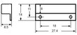 Külgmine magnetühendus KN-02-BR hind ja info | Andurid, sensorid | kaup24.ee