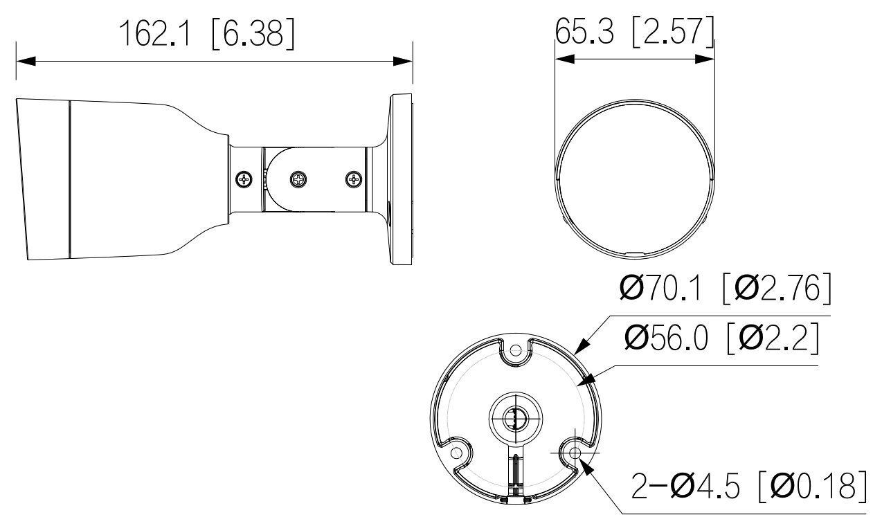 IP-Kaamera IPC-HFW1530S-0360B-S6 5 Mpx 3.6 mm Dahija hind ja info | Valvekaamerad | kaup24.ee