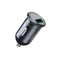 XO car charger CC46 QC 3.0 18W 1x USB gray hind ja info | Turvasüsteemid ja 12V seadmed | kaup24.ee