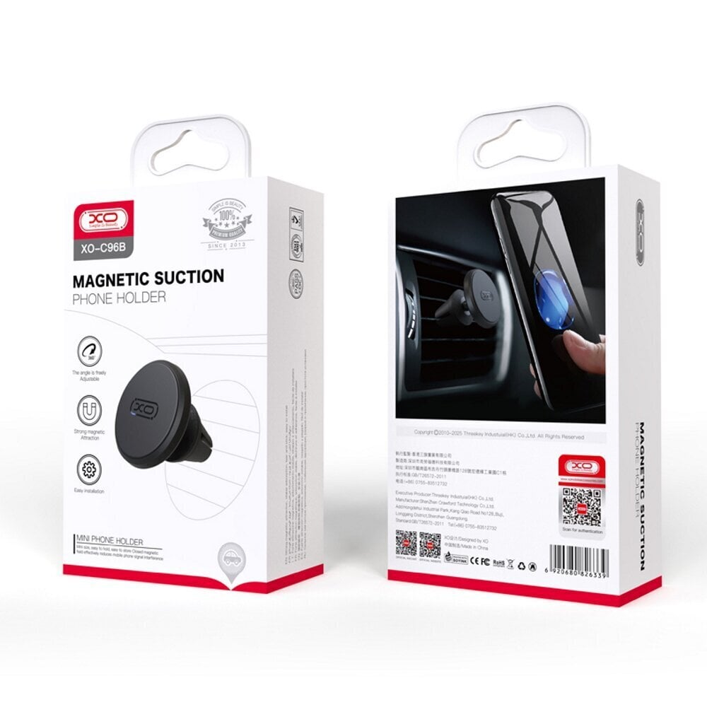 XO car holder C96B magnet black hind ja info | Mobiiltelefonide hoidjad | kaup24.ee