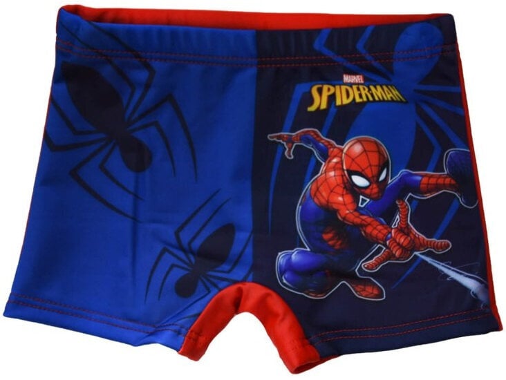 Marvel Ujumispüksid Spider Man Blue Red SPI22-1018R SPI22-1018R/98-104 цена и информация | Poiste ujumispüksid | kaup24.ee