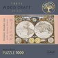 Puidust pusle Trefl Vana maailmakaart, 1000-osaline цена и информация | Pusled | kaup24.ee