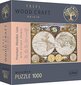 Puidust pusle Trefl Vana maailmakaart, 1000-osaline hind ja info | Pusled | kaup24.ee