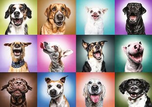 TREFL Prime pusle Naljakad koerad, 1000 osa hind ja info | Pusled | kaup24.ee