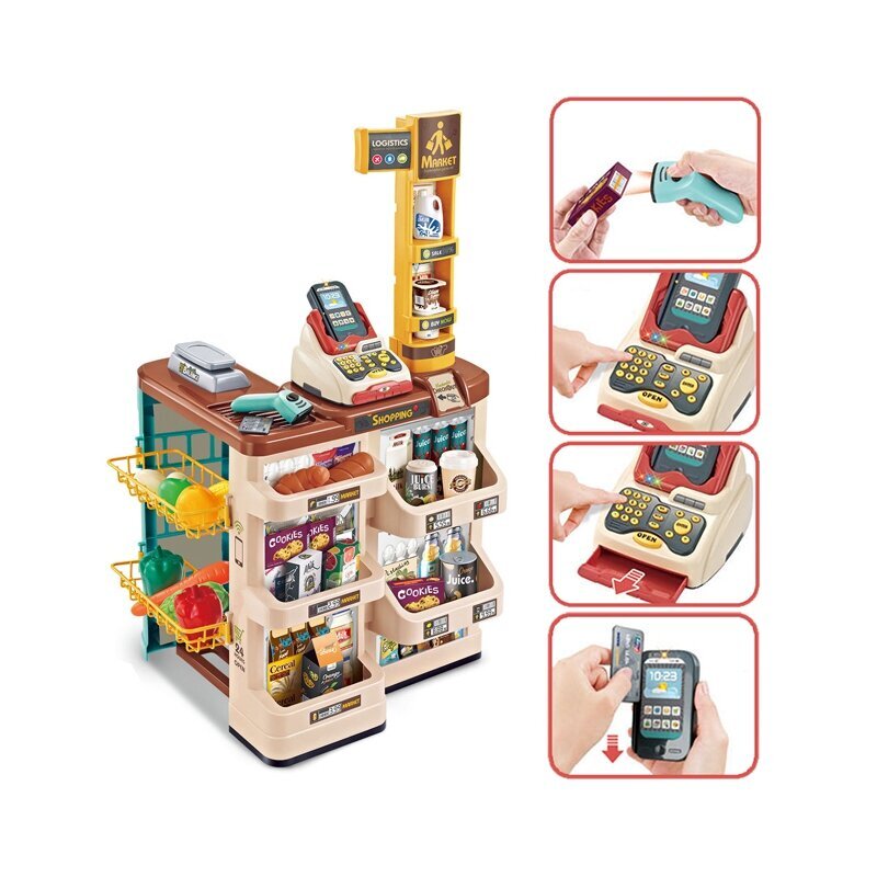 Kauplus koos käru ja muude tarvikutega hind ja info | Arendavad mänguasjad | kaup24.ee