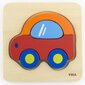 Puidust puzzle Viga, auto hind ja info | Imikute mänguasjad | kaup24.ee