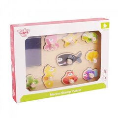 TOOKY TOY Puzzle templid Mere loomad hind ja info | Pusled | kaup24.ee