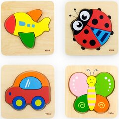 Puidust puzzle Viga, lennuk hind ja info | Imikute mänguasjad | kaup24.ee
