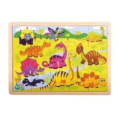 Bino Puzzle Dinosaurs Art.BN88079 hind ja info | Pusled | kaup24.ee