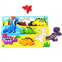 Puzzle - Dinosaurused, 7 tükki hind ja info | Imikute mänguasjad | kaup24.ee